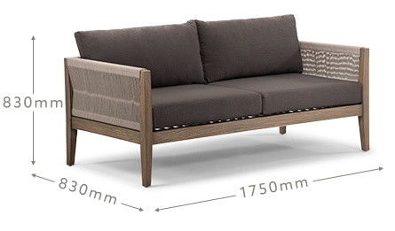 Садовый набор AJUNION Luxury Teak Wood Outdoor Furniture Lounge Set Современный набор из полиэстера