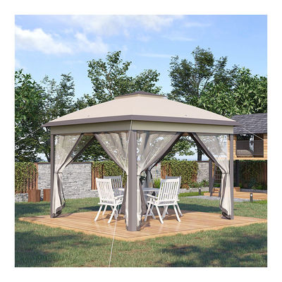 Противоположное гниению L330 x W330 x H288cm AJUNION Садовый беседка Наружная крыша тент
