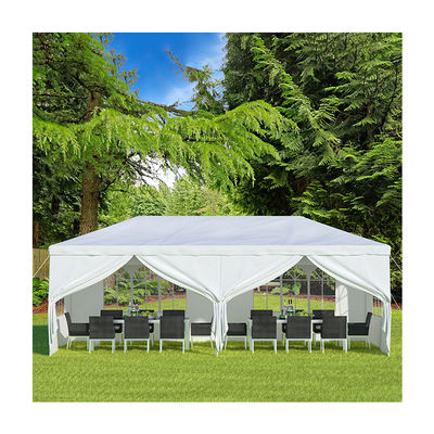Порошкообразованный AJUNION 10' x 20' Наружная палатка навес беседка павильон для свадебного вечеринки