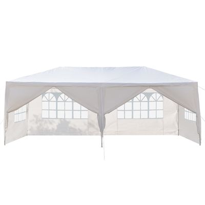 Порошкообразованный AJUNION 10' x 20' Наружная палатка навес беседка павильон для свадебного вечеринки
