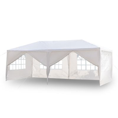 Порошкообразованный AJUNION 10' x 20' Наружная палатка навес беседка павильон для свадебного вечеринки