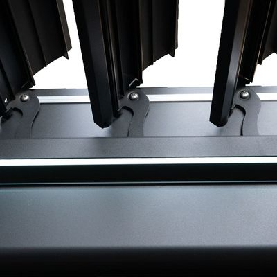 Арки дизайна AJUNION 3x4M Алюминиевая биоклиматическая луверная пергола для жизни на свежем воздухе