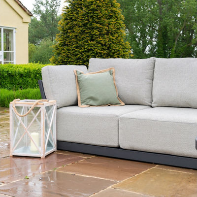 Круглый кофейный стол и диван AJUNION Luxury Modern All Weather Fabric for Courtyard