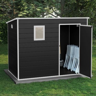 Эффективно организуйте свои садовые инструменты с W236xD130xH194cm замкнутым садовым домом