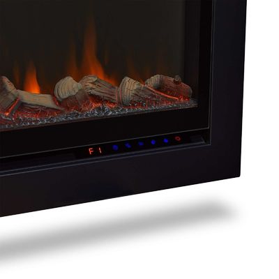 Современный настенный электрический камин с 6 цветами пламени и 3D водяным паром