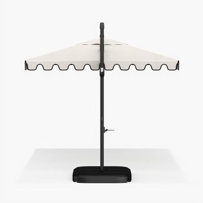 18" W x 103" H AJUNION Современный алюминиевый водонепроницаемый зонтик для коммерческого ресторана
