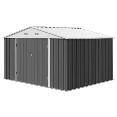 Внешние инструменты для хранения большой размер 8x10FT Металлический дом с 66,5 "высоты стальных дверей