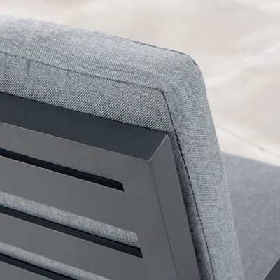 Наружный обеденный стол с креслом AJUNION Modern Aluminum Patio Set