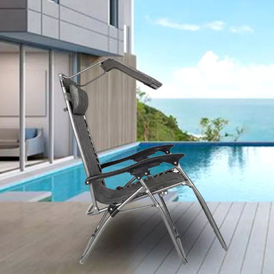 Custom Logo Traditional Design Style Chaise Folding Recliner Lounge Chair для кемпинга