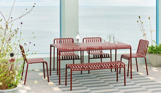 Металлическая мебель на открытом воздухе в стиле минимализм L56 x W47 x H80cm