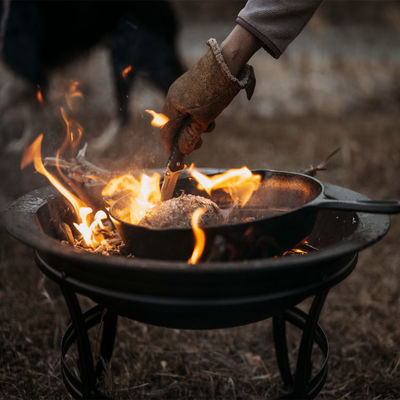 Загородный сад Кампинговый костер уголь BBQ гриль Огненный котёл с индивидуальным логотипом
