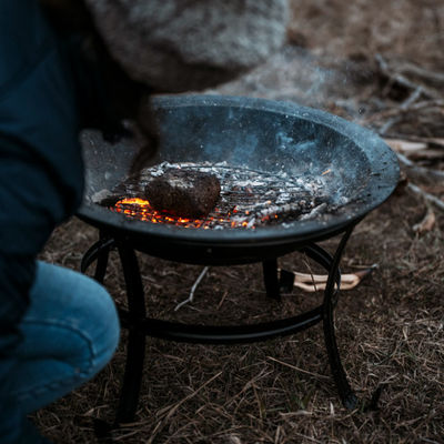 Загородный сад Кампинговый костер уголь BBQ гриль Огненный котёл с индивидуальным логотипом
