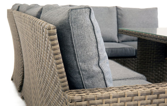 Размер стула L.44 X W.44 X H.41cm AJUNION PE Rattan Garden Set для вашего открытого пространства