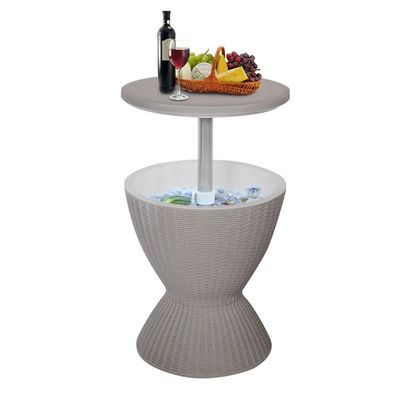 48.5*48.5*57.5cm Custom Logo Ice Cooler Lift Top Coffee Wine Beer Table для кемпинга на открытом воздухе
