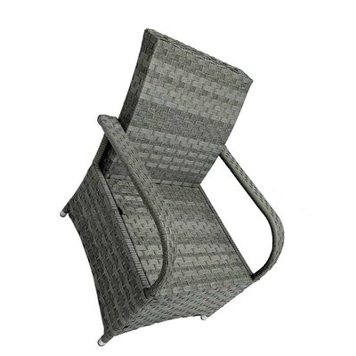 9-местный столовый набор с круглым столом и подушками AJUNION Rattan Furniture