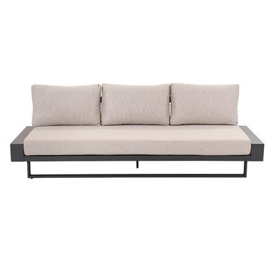 AJUNION Luxury Aluminum Sofa Set Мебель с кофейным столом Размер L 120 x W80 x H26cm