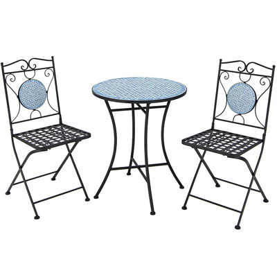 Улучшите свой внешний декор с AJUNION All Weather Bistro Set Размер стола Dia24" x H28