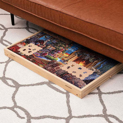 Складная деревянная таблица с головоломкой для AJUNION 1000 Piece Puzzle 31.1 x 22 x 2.4