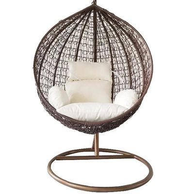 Наружный балкон Садовый гостиная Висячий кресло с яйцами с ПЭ Wicker Rattan дизайн