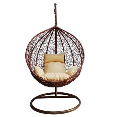 Наружный балкон Садовый гостиная Висячий кресло с яйцами с ПЭ Wicker Rattan дизайн